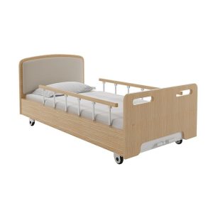 Solid wood bed frame