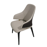 Contemporary Wooden Frame Cushioned Chairs with Leather/Fabric Upholstery for Wholesale-XBK-988