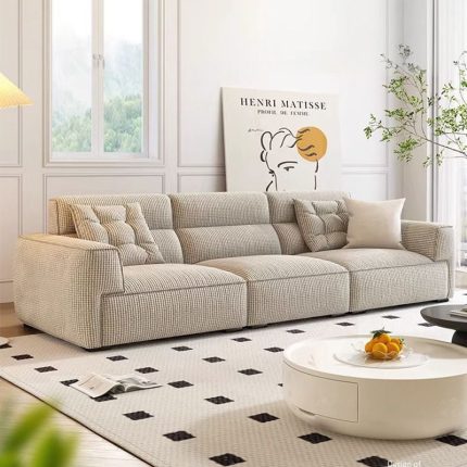 Italian Chenille Fabric Sofa