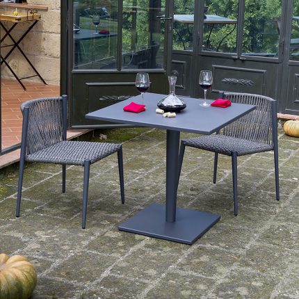 Enjoy seamless outdoor dining with premium furniture choices.