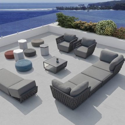Experience relaxation with a stylish garden sofa.