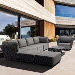 Experience relaxation with a stylish garden sofa.