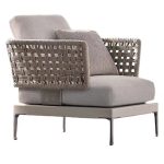 Swing into comfort with a modern outdoor sofa.