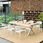 Find elegance and practicality in outdoor dining furniture.