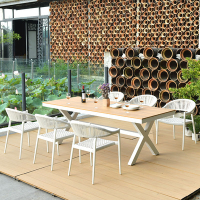 Find elegance and practicality in outdoor dining furniture.