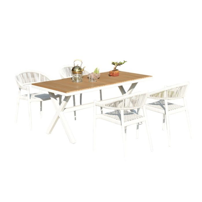 Find elegance and practicality in outdoor dining furniture.