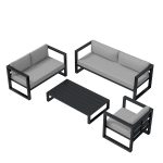 Relax in comfort with an elegant outdoor sofa.