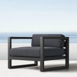 Relax in comfort with an elegant outdoor sofa.