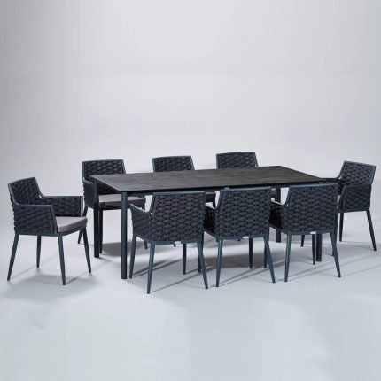 Elevate your outdoor dining experience with elegance and functionality.