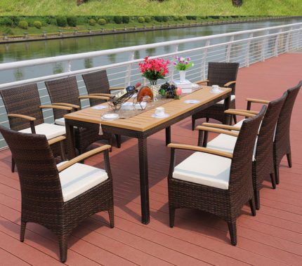 Transform your patio with stylish outdoor dining sets.