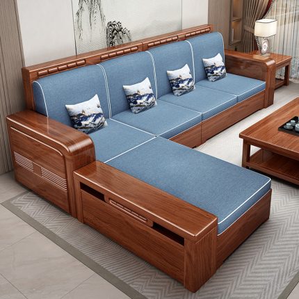 Premium Chinese-style Sofa and Table Set for Wholesale