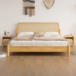 Premium Red Oak Solid Wood Bed