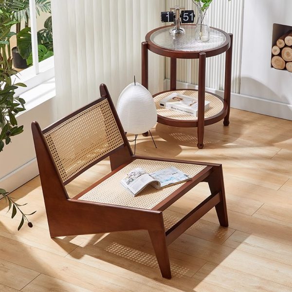 Comfortable & Stylish Wooden Kangaroo Chair – Single Seat, Ideal for Living Room & Office