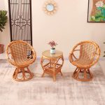 Rustic French Vintage Rattan Armchair for Stylish Interiors