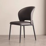 Chair home living room dining table chair Italian style light luxury