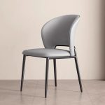Chair home living room dining table chair Italian style light luxury