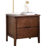 modern simple solid wood bedside table