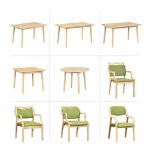 Scandinavian Solid Wood Chairs