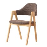 Nordic solid wood leisure chair that offers comfort and style.