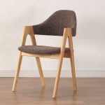 Nordic solid wood leisure chair that offers comfort and style.