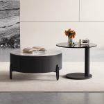 Scandinavian Style Glass Coffee Table for Distributors