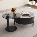 Scandinavian Style Glass Coffee Table for Distributors
