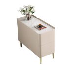 Scandinavian Style Sofa Side Table with Storage