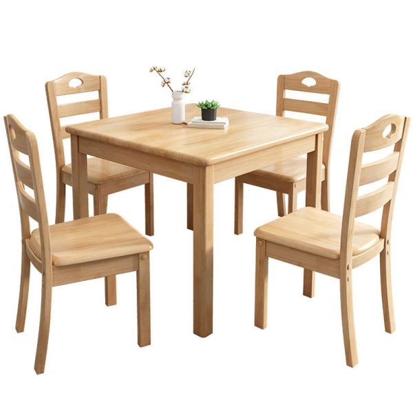 Scandinavian Style Solid Wood Dining Table