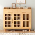 Solid Wood Shoe Cabinet