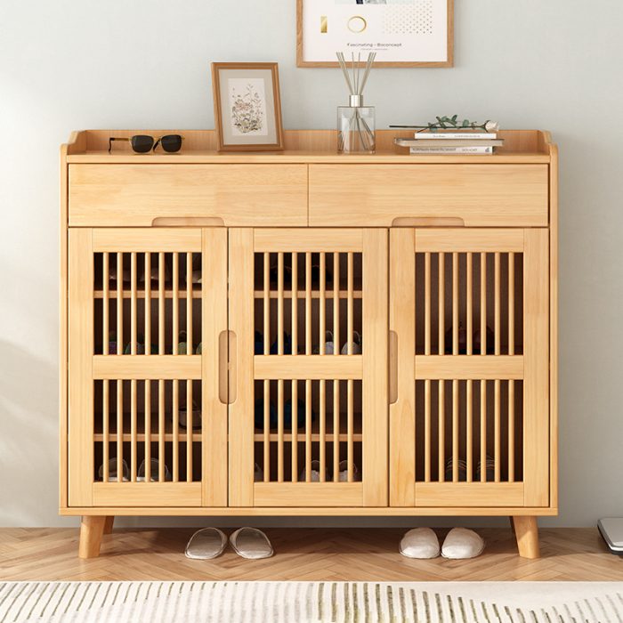 Solid Wood Shoe Cabinet