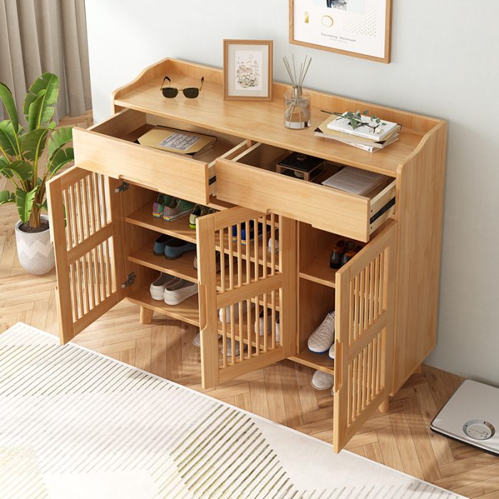 Solid Wood Shoe Cabinet