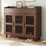 Solid Wood Shoe Cabinet
