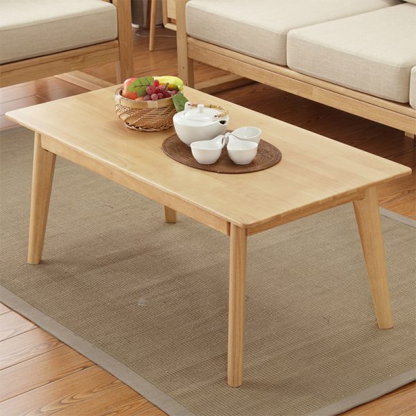 Scandinavian Style Solid Wood Simple Coffee Table