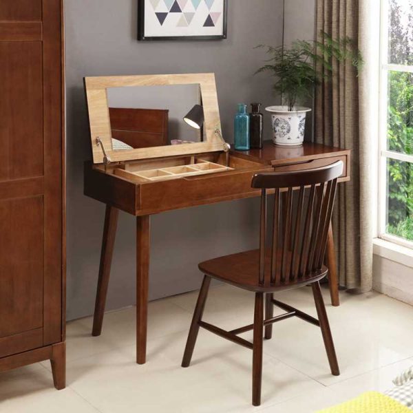 Scandinavian Style Solid Wood Vanity Table