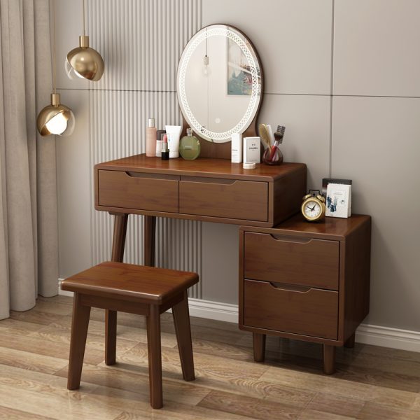 Scandinavian Style Solid Wood Vanity Table 