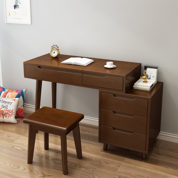 Scandinavian Style Solid Wood Vanity Table 