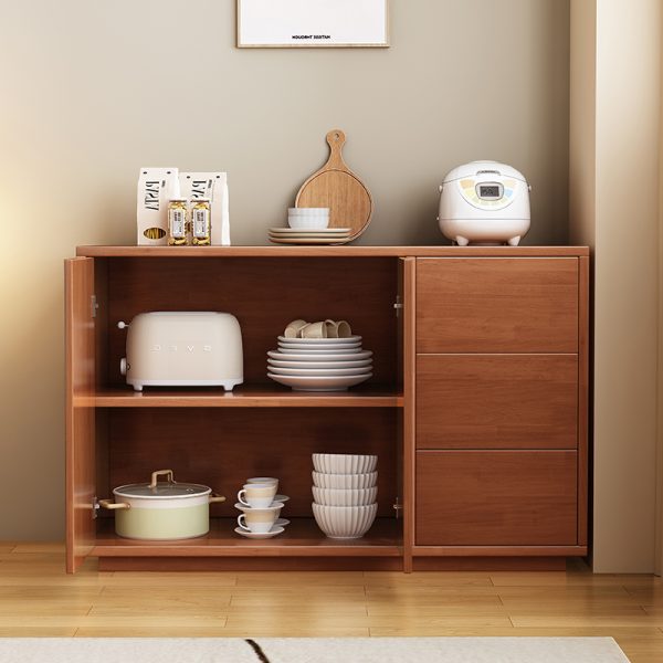 Scandinavian Style Wooden Buffet Cabinet