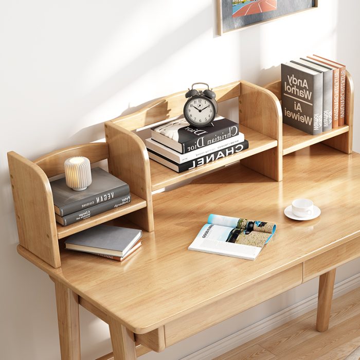 Scandinavian Style Wooden Desktop Shelf