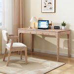 Nordic Ash Wood Grain Writing Desks with Drawers – Bulk OEM Orders for Furniture Wholesalers