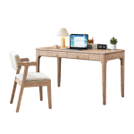 Nordic Ash Wood Grain Writing Desks with Drawers – Bulk OEM Orders for Furniture Wholesalers