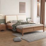 solid wood bed