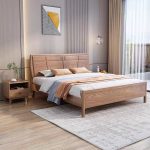solid wood bed