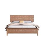 solid wood bed