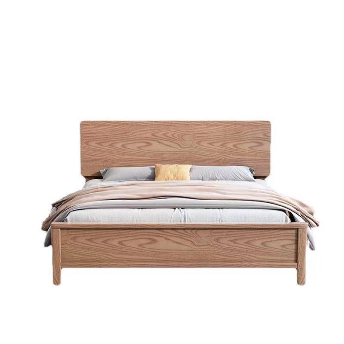 solid wood bed