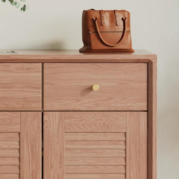 solid wood shoe cabinet