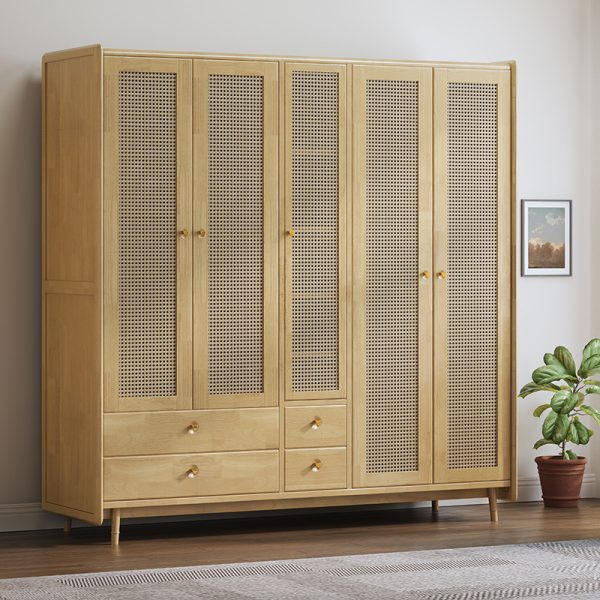 solid wood wardrobe