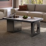 Experience modern luxury with sophisticated stone coffee tables.
