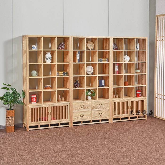 Sleek Modular Display Shelf for Living Rooms – Functional Storage with a Modern Twist