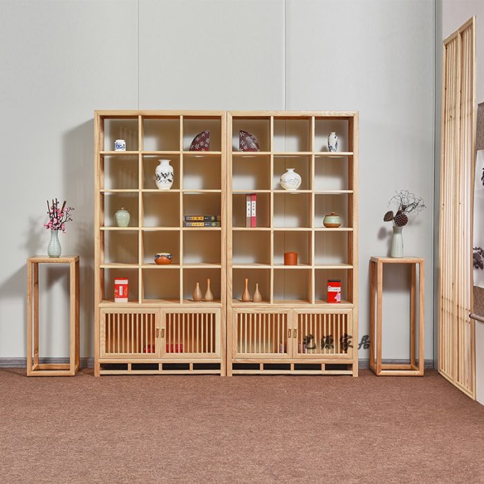Sleek Modular Display Shelf for Living Rooms – Functional Storage with a Modern Twist