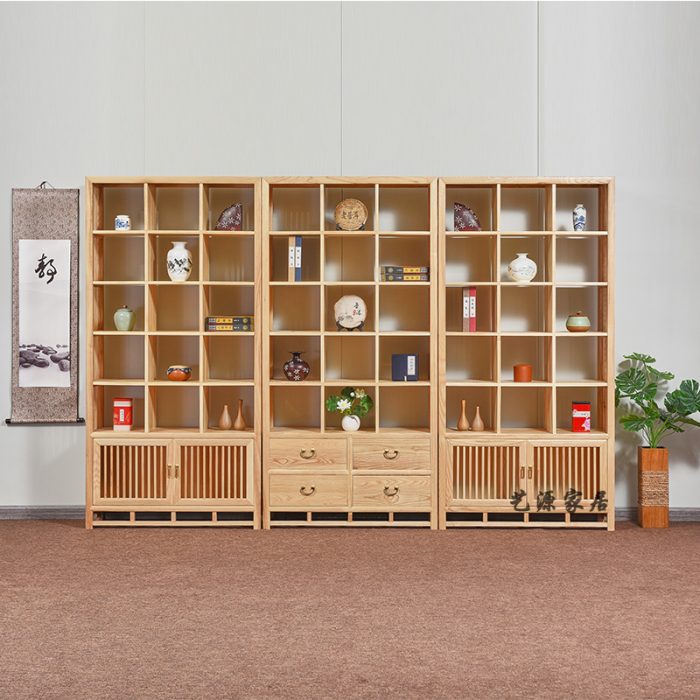 Sleek Modular Display Shelf for Living Rooms – Functional Storage with a Modern Twist